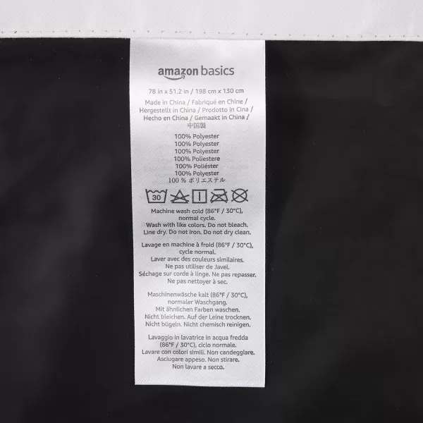 imageAmazon Basics Portable Window Blackout Shades with Suction Cups Moon and Stars Design 78 x 50 Inch 1 PackWhite