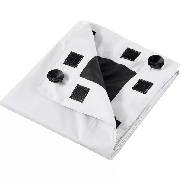 imageAmazon Basics Portable Window Blackout Shades with Suction Cups Moon and Stars Design 78 x 50 Inch 1 PackWhite