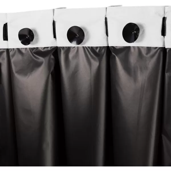 imageAmazon Basics Portable Window Blackout Shades with Suction Cups Moon and Stars Design 78 x 50 Inch 1 PackWhite