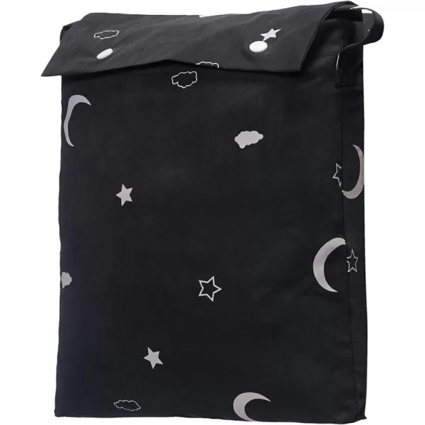 imageAmazon Basics Portable Window Blackout Shades with Suction Cups Moon and Stars Design 78 x 50 Inch 1 PackMoon and Stars