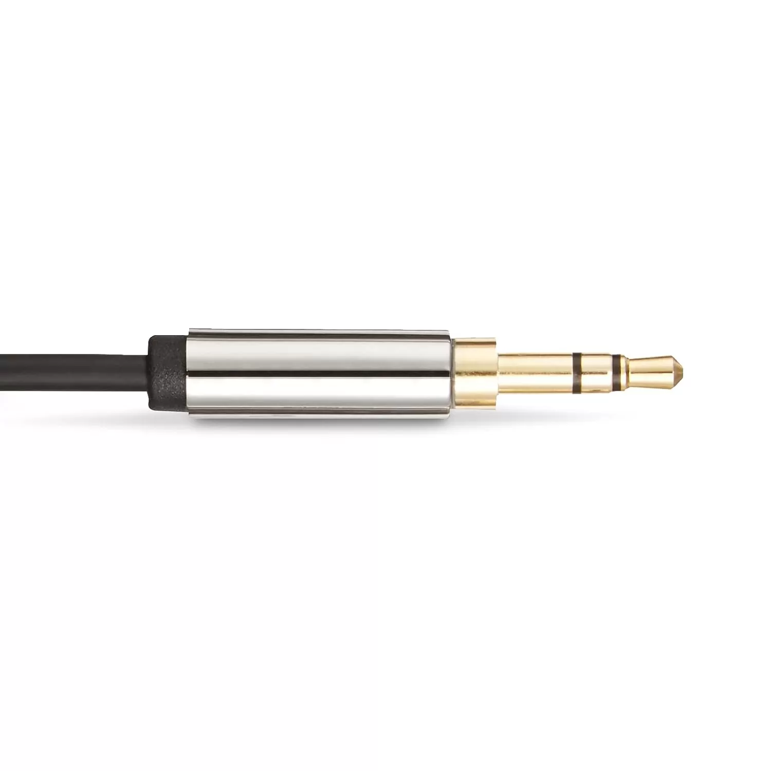 imageAmazon Basics 35mm Aux Audio Cable for Stereo Speaker or Subwoofer with GoldPlated Plugs 4 Foot BlackBlack