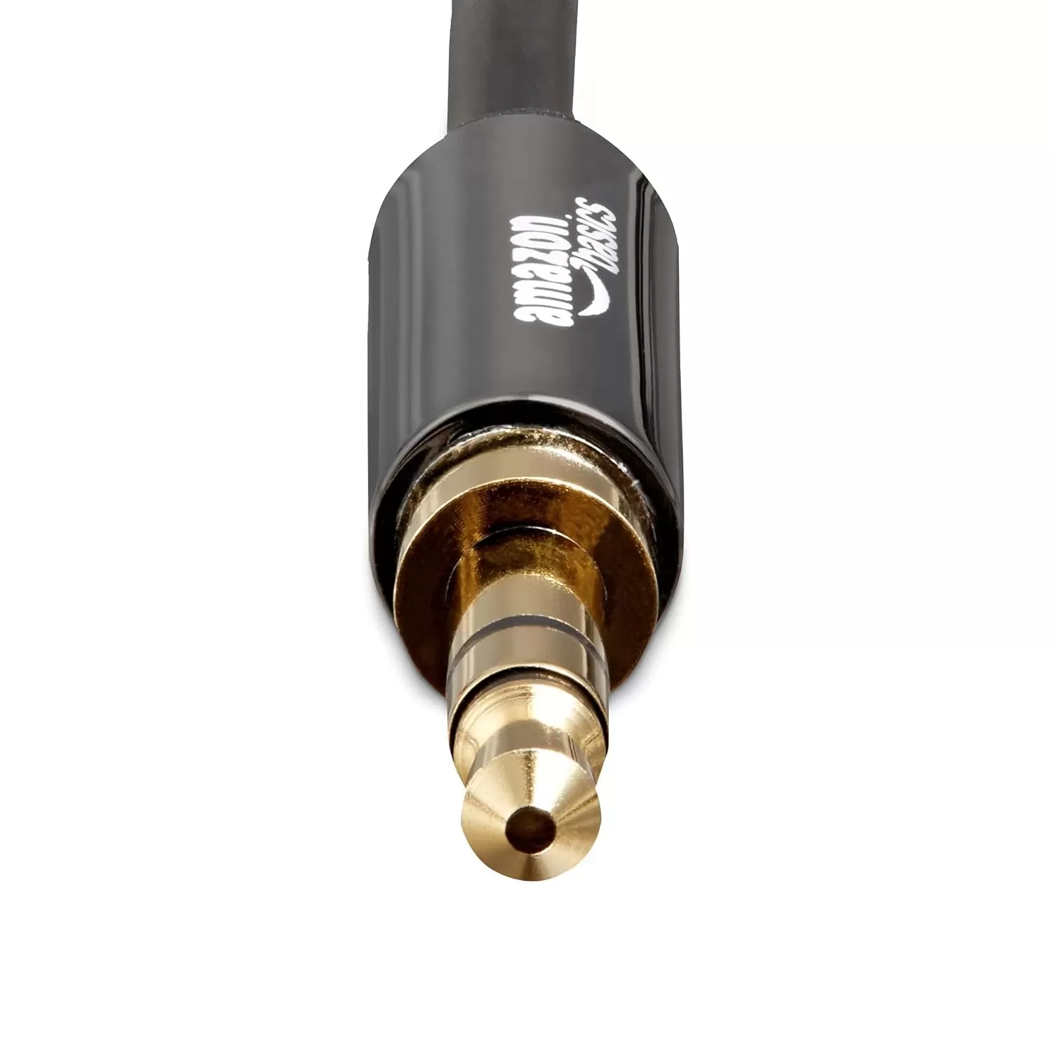 imageAmazon Basics 35mm Aux Audio Cable for Stereo Speaker or Subwoofer with GoldPlated Plugs 4 Foot BlackBlack