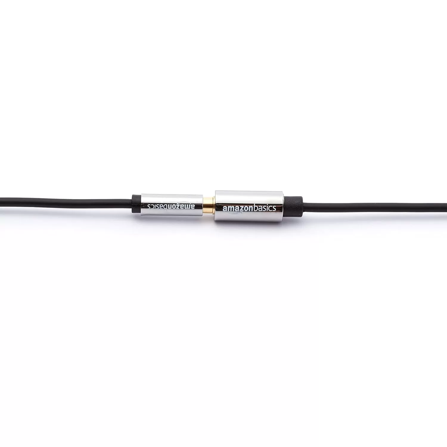 imageAmazon Basics 35mm Aux Jack Audio Extension Cable Male to Female Adapter for Headphone or Smartphone 25 Foot BlackBlack