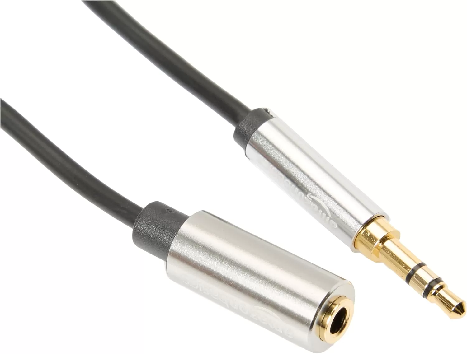 imageAmazon Basics 35mm Aux Jack Audio Extension Cable Male to Female Adapter for Headphone or Smartphone 6 Foot Black12 Feet