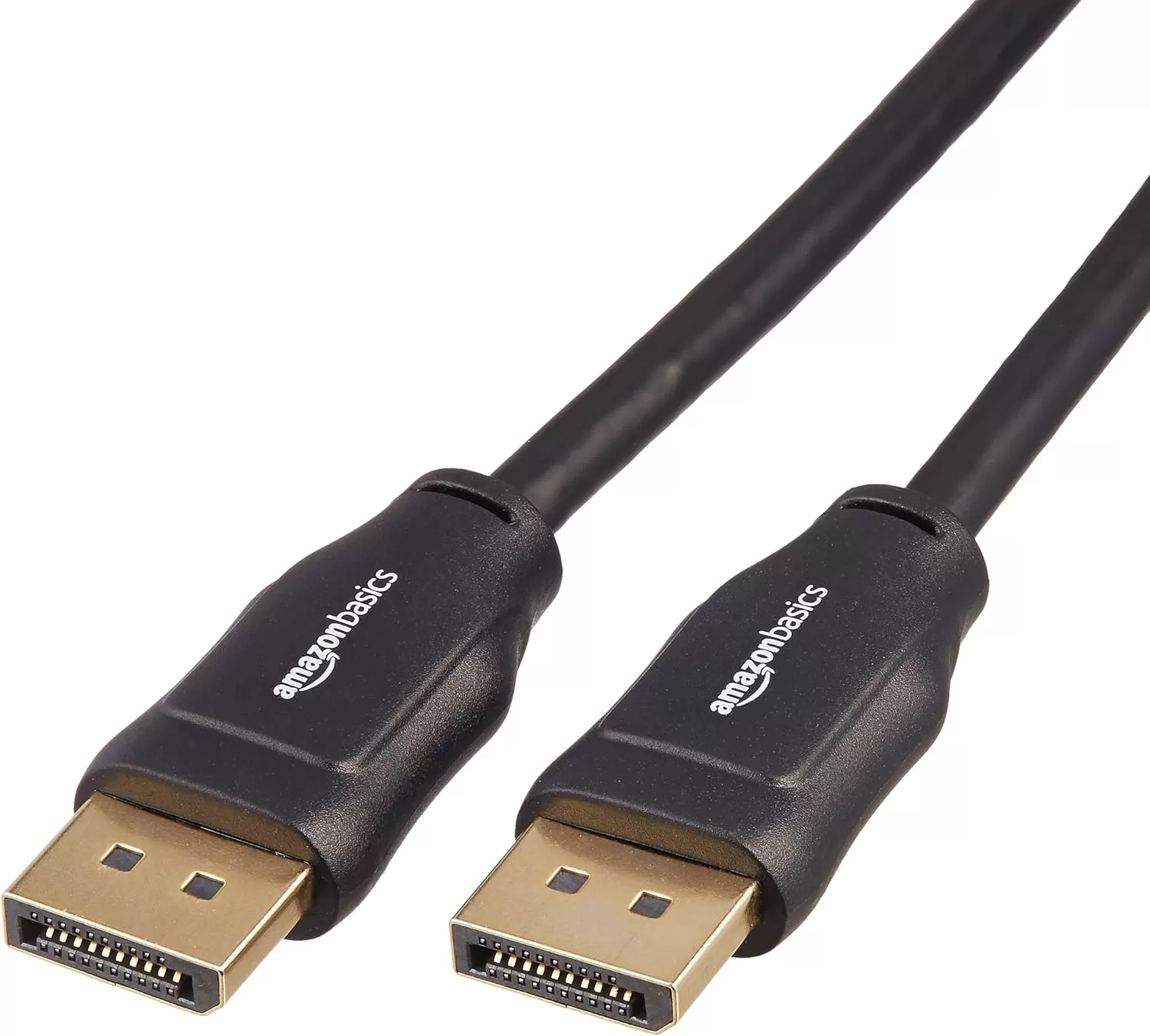 imageAmazon Basics DisplayPort to DisplayPort HD Display Cable  6 Feet 52 Count Black1Pack