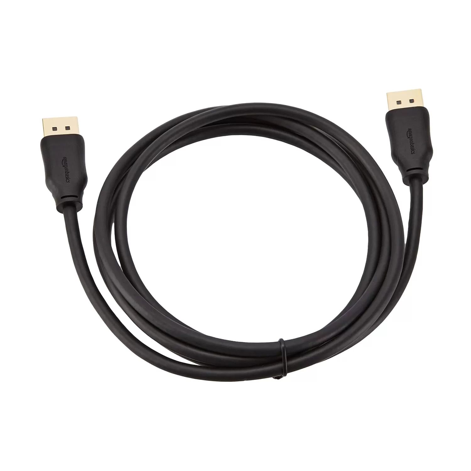 imageAmazon Basics DisplayPort to DisplayPort HD Display Cable  6 Feet 52 Count BlackCase of 52