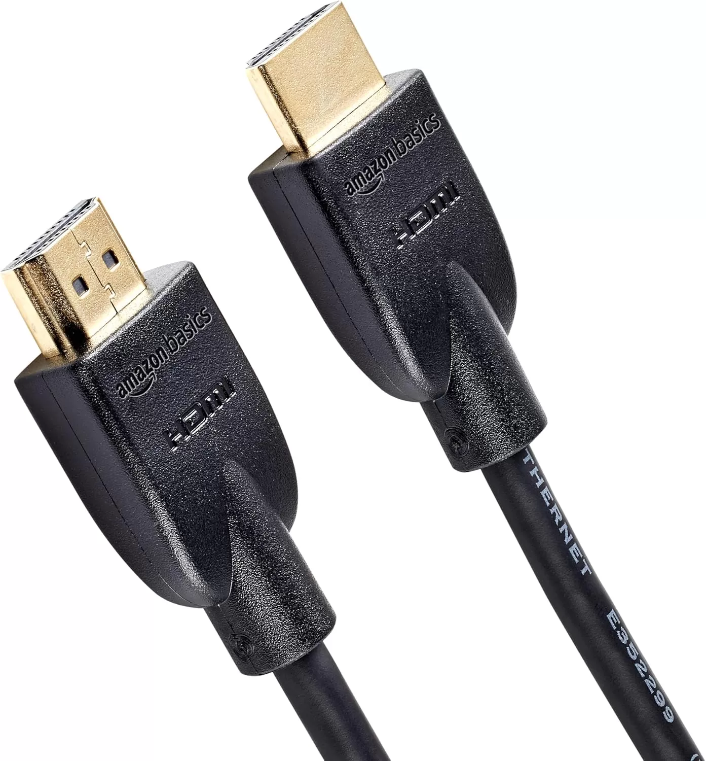 imageAmazon Basics HighSpeed 4K Ultra HD HDMI 20 CableCord 10ft  3m 18 Gbps 60 Hz 2160p 48 bit MaletoMale Ethernet Ready 3D Black25 Feet