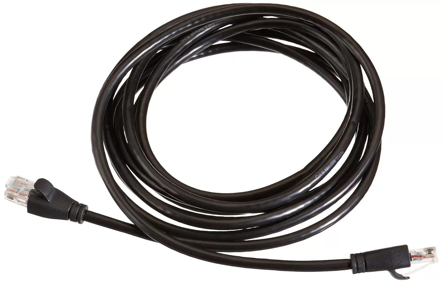 imageAmazon Basics RJ45 Cat6 Ethernet Network Cable for Fast Gaming 1Gbps Transfer Speed Durable GoldPlated Connectors 25 Foot 76 Meters Black10 Foot