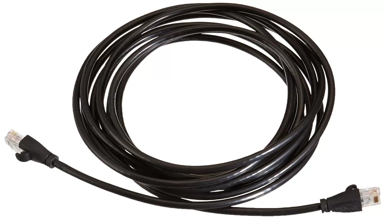 imageAmazon Basics RJ45 Cat6 Ethernet Network Cable for Fast Gaming 1Gbps Transfer Speed Durable GoldPlated Connectors 25 Foot 76 Meters Black14 Foot