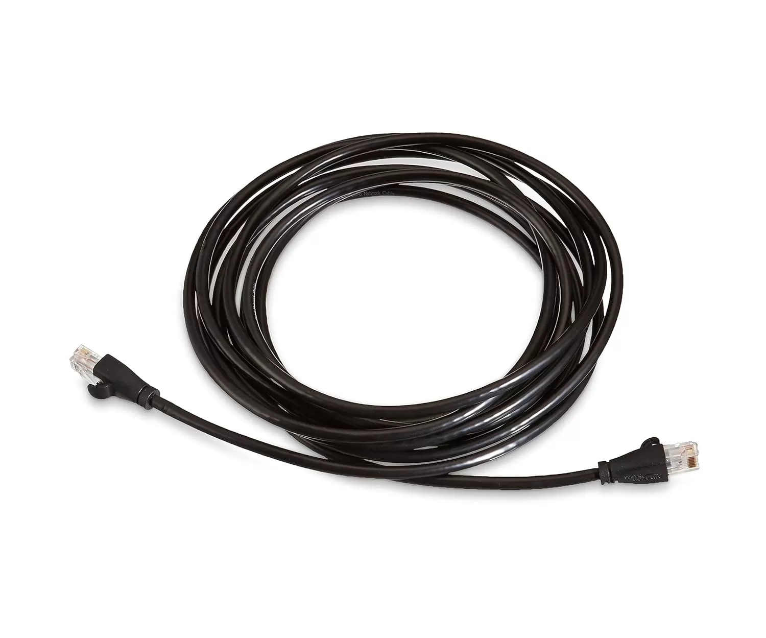 imageAmazon Basics RJ45 Cat6 Ethernet Network Cable for Fast Gaming 1Gbps Transfer Speed Durable GoldPlated Connectors 25 Foot 76 Meters Black14 Foot
