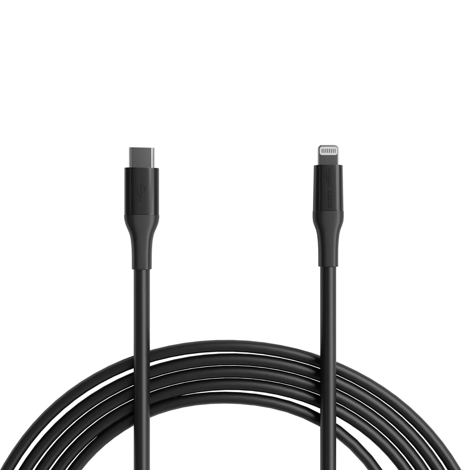 imageAmazon Basics USB20 Type C to Lightning Cable MFi Certified 6 Feet WhiteBlack