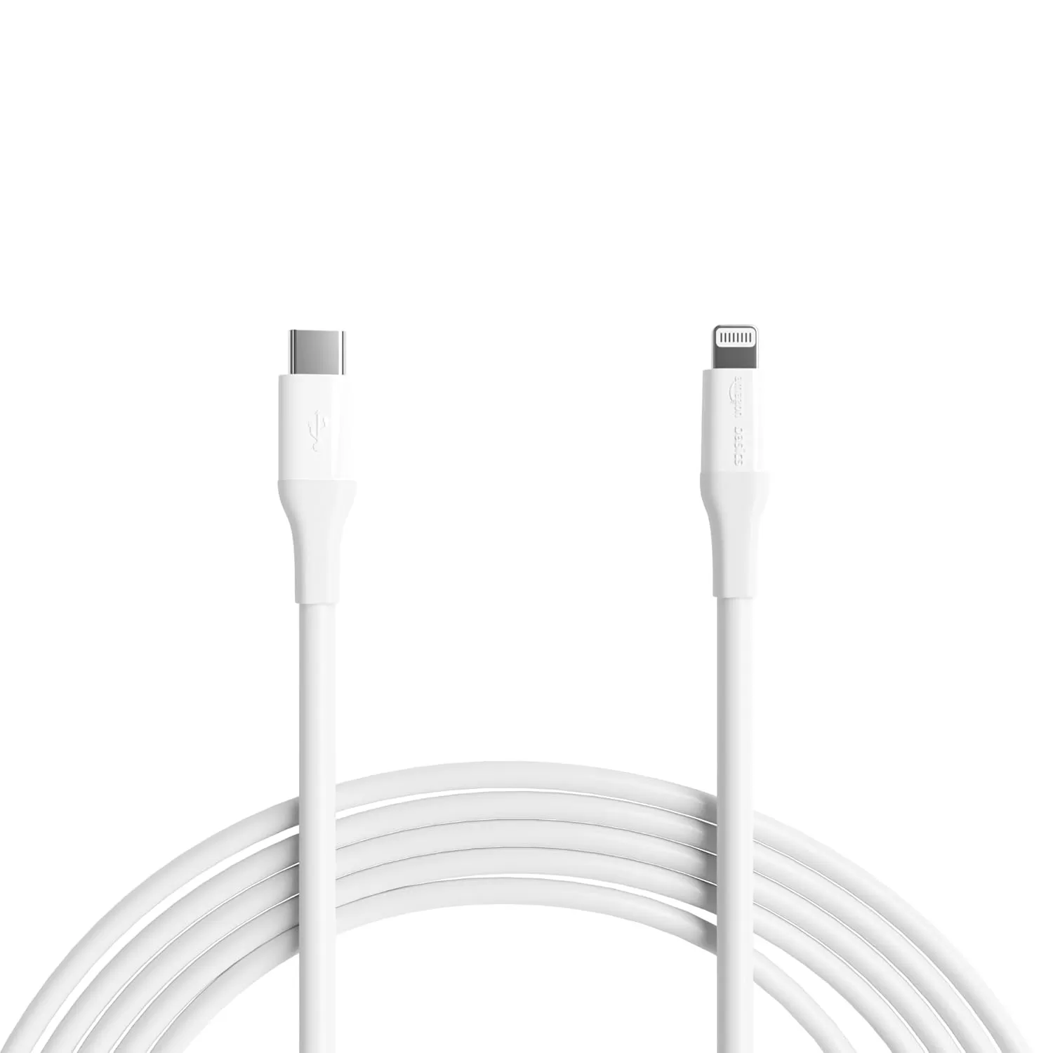 imageAmazon Basics USB20 Type C to Lightning Cable MFi Certified 6 Feet WhiteWhite