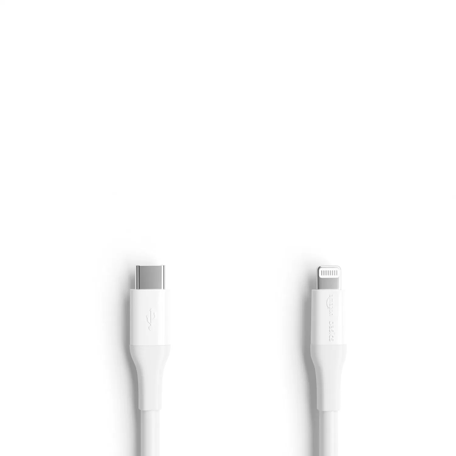 imageAmazon Basics USB20 Type C to Lightning Cable MFi Certified 6 Feet WhiteWhite