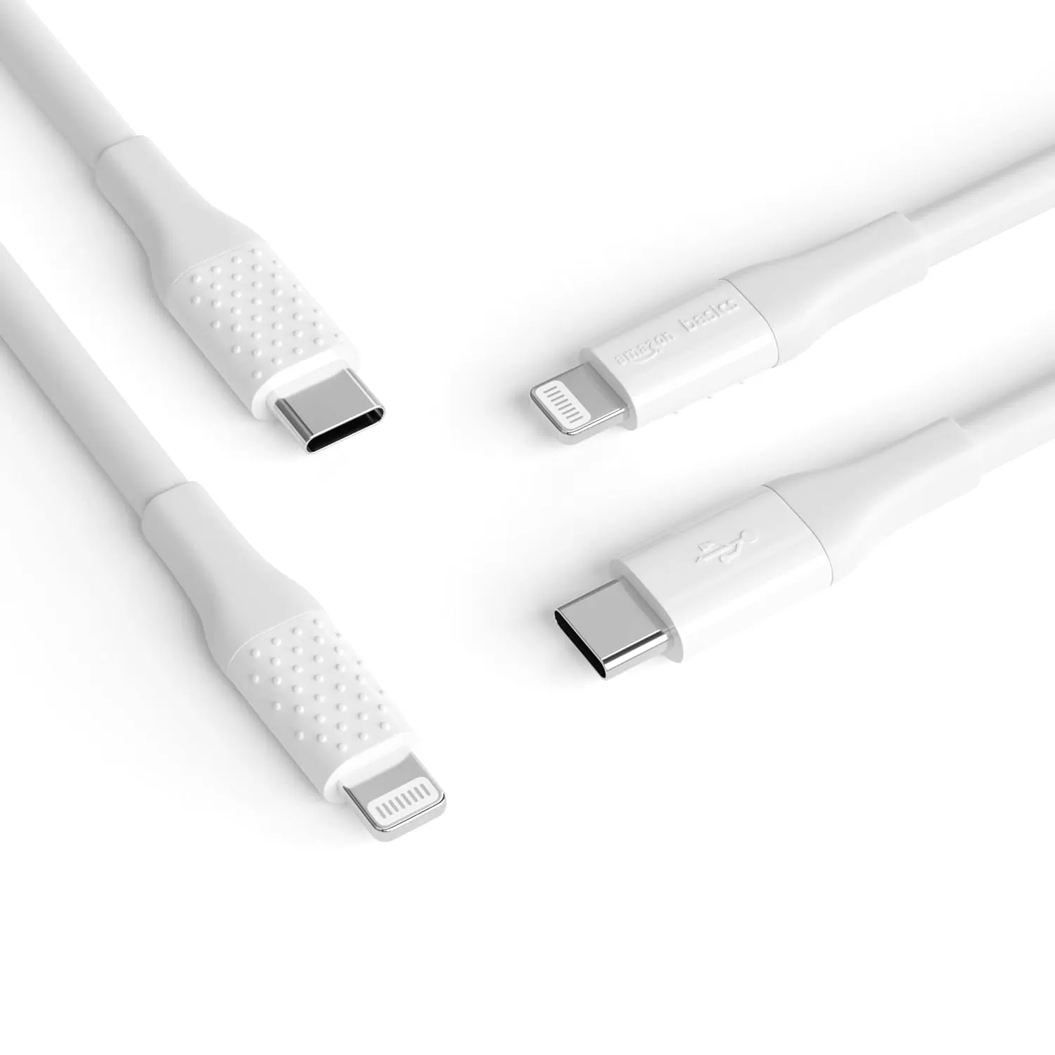 imageAmazon Basics USB20 Type C to Lightning Cable MFi Certified 6 Feet WhiteWhite