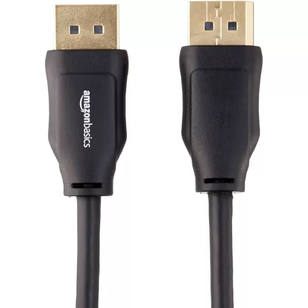 imageAmazon Basics DisplayPort to DisplayPort HD Display Cable  6 Feet 52 Count Black1Pack