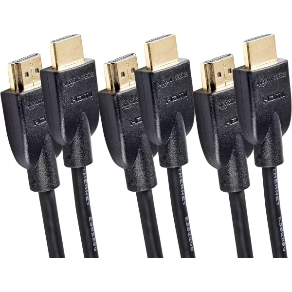 imageAmazon Basics HighSpeed 4K Ultra HD HDMI 20 CableCord 10ft  3m 18 Gbps 60 Hz 2160p 48 bit MaletoMale Ethernet Ready 3D Black10 Feet