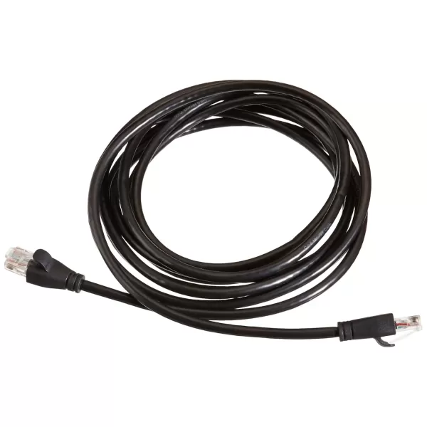 imageAmazon Basics RJ45 Cat6 Ethernet Network Cable for Fast Gaming 1Gbps Transfer Speed Durable GoldPlated Connectors 25 Foot 76 Meters Black10 Foot