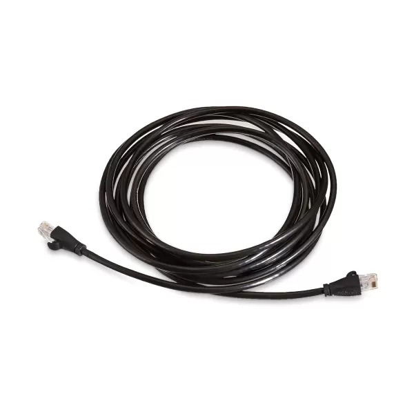 imageAmazon Basics RJ45 Cat6 Ethernet Network Cable for Fast Gaming 1Gbps Transfer Speed Durable GoldPlated Connectors 25 Foot 76 Meters Black14 Foot
