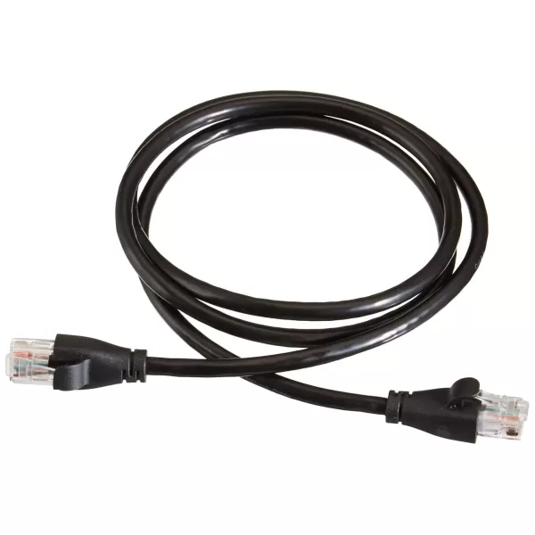 imageAmazon Basics RJ45 Cat6 Ethernet Network Cable for Fast Gaming 1Gbps Transfer Speed Durable GoldPlated Connectors 25 Foot 76 Meters Black3 Foot