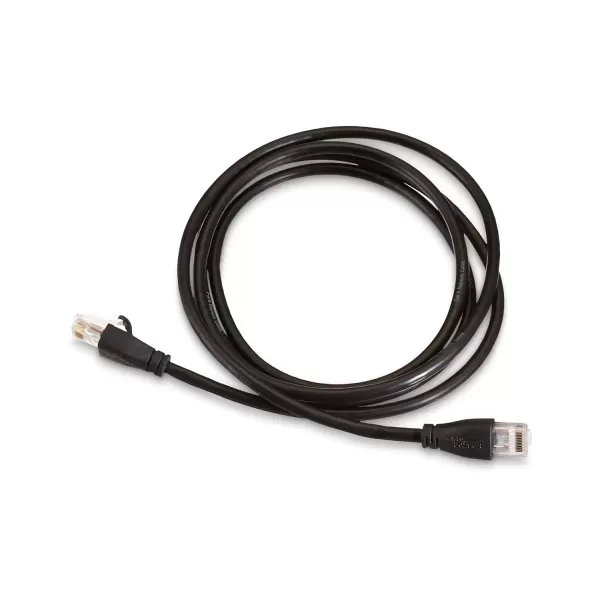imageAmazon Basics RJ45 Cat6 Ethernet Network Cable for Fast Gaming 1Gbps Transfer Speed Durable GoldPlated Connectors 25 Foot 76 Meters Black5 Foot