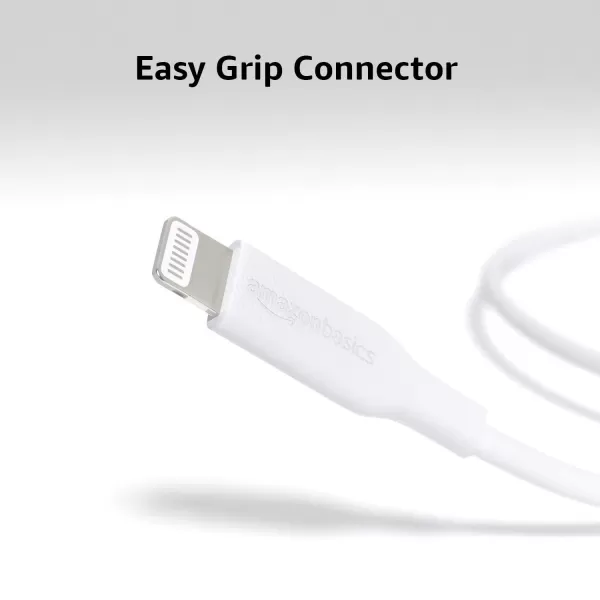 imageAmazon Basics USB20 Type C to Lightning Cable MFi Certified 6 Feet WhiteWhite