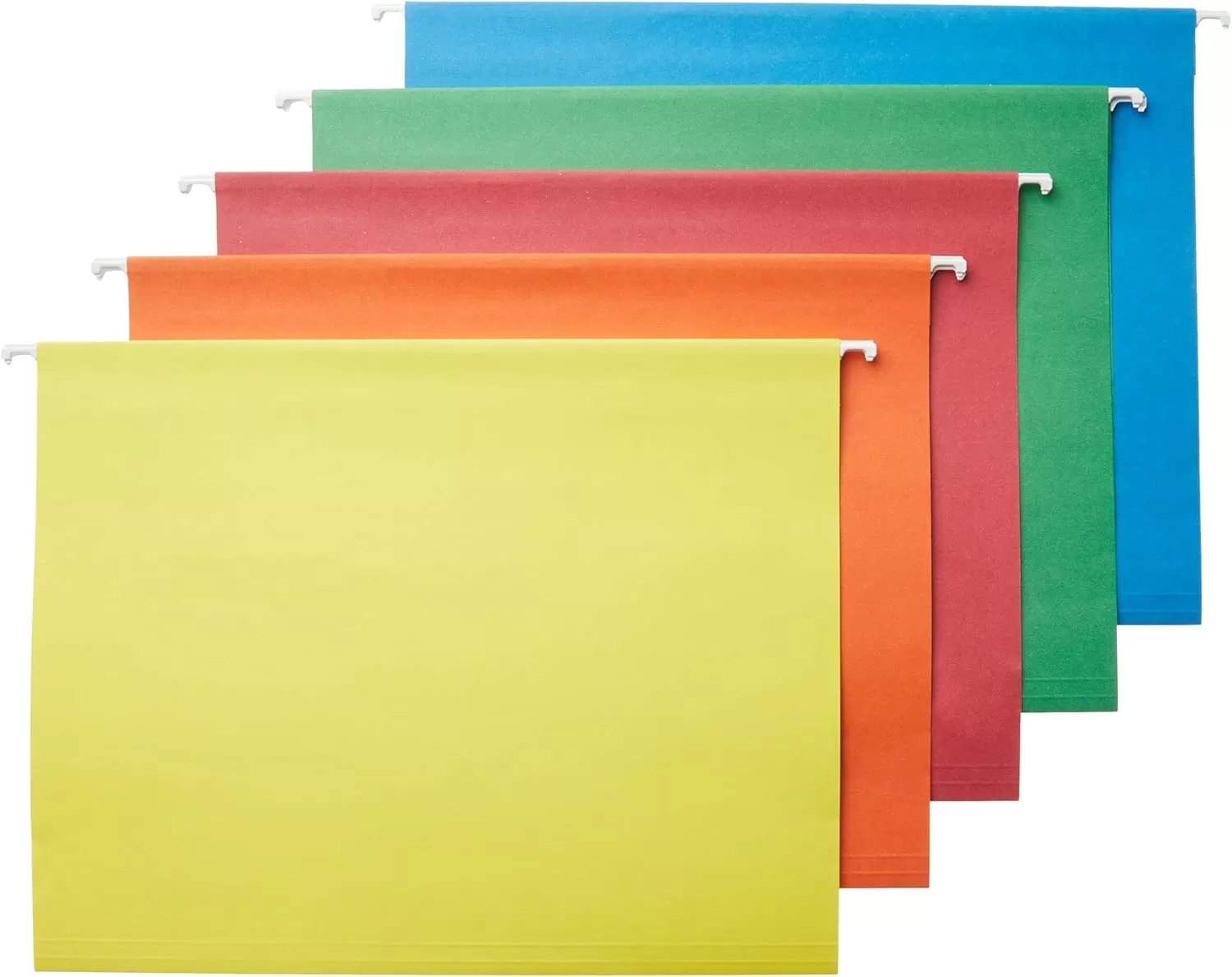 imageAmazon Basics Hanging Organizer File Folder Letter Size Assorted Colors Pack of 25Assorted