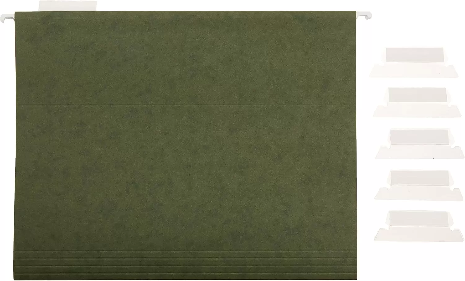 imageAmazon Basics Hanging Organizer File Folder Letter Size Assorted Colors Pack of 25Green
