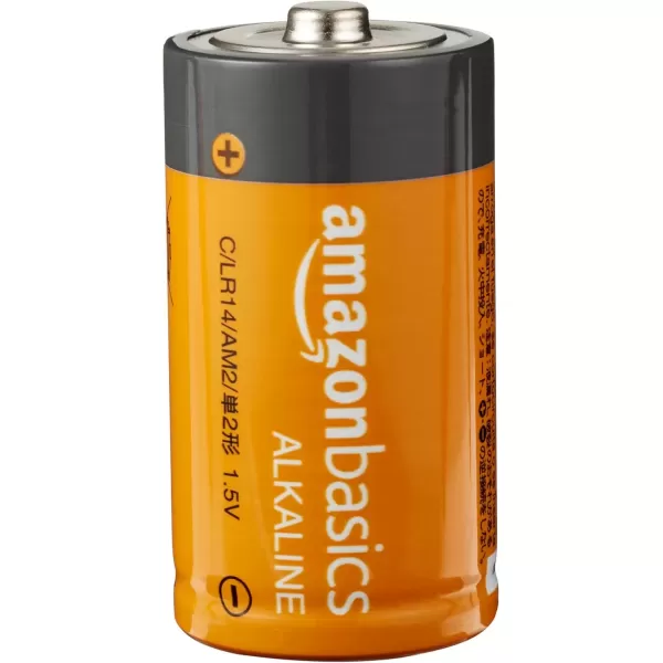imageAmazon Basics 4Pack C Cell Alkaline AllPurpose Batteries 15 Volt 5Year Shelf Life
