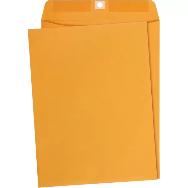 imageAmazon Basics 9 x 12Inch Clasp Kraft Envelopes Gummed 100PackKraft