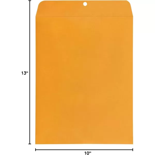 imageAmazon Basics 9 x 12Inch Clasp Kraft Envelopes Gummed 100PackKraft