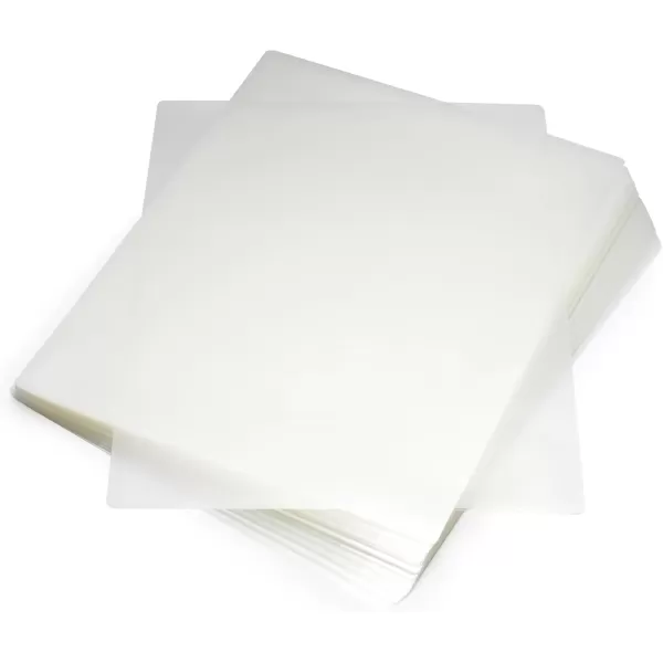 imageAmazon Basics Clear Thermal Laminating Plastic Paper Laminator Sheets 9 x 115Inch 50Pack 3mil100Pack