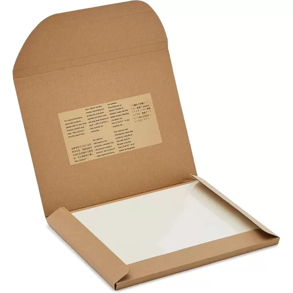 imageAmazon Basics Clear Thermal Laminating Plastic Paper Laminator Sheets 9 x 115Inch 50Pack 3mil50Pack
