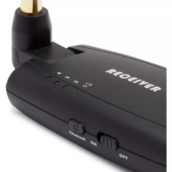 imageAmazon Basics Digital Wireless Guitar System TransmitterReceiver with Rechargeable Batteries Black