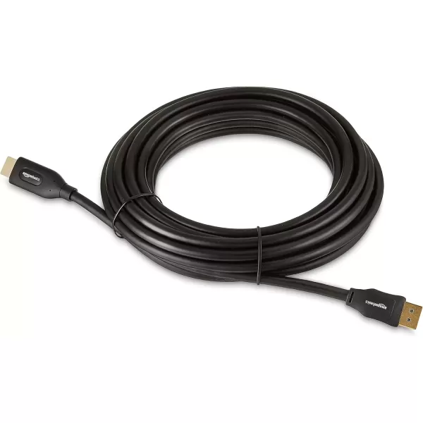 imageAmazon Basics DisplayPort to HDMI Display Cable UniDirectional 6 Foot  Case of 52 Black5Pack