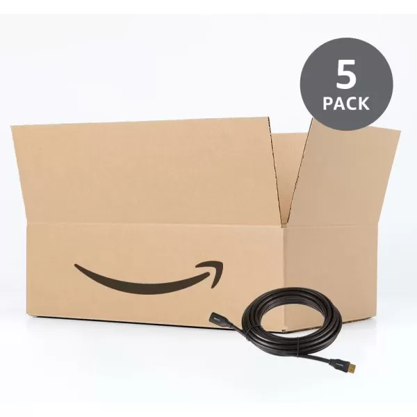 imageAmazon Basics DisplayPort to HDMI Display Cable UniDirectional 6 Foot  Case of 52 Black5Pack