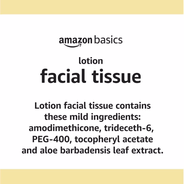 imageAmazon Basics Facial Tissue with Lotion 2Ply 300 Count 4 Packs 75 Packaging may vary75 Count Pack of 12