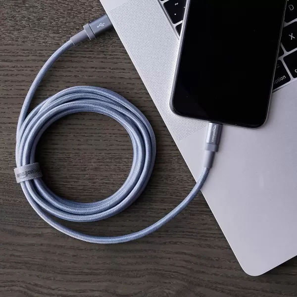 imageAmazon Basics Fast Charging USBC to Lightning iPhone Charger Cable Nylon Braided Cord MFi Certified Compatible Charger for Apple iPhone 14 13 12 11 X Xs Pro Pro Max Plus iPad 6 Foot Dark GrayDark Gray