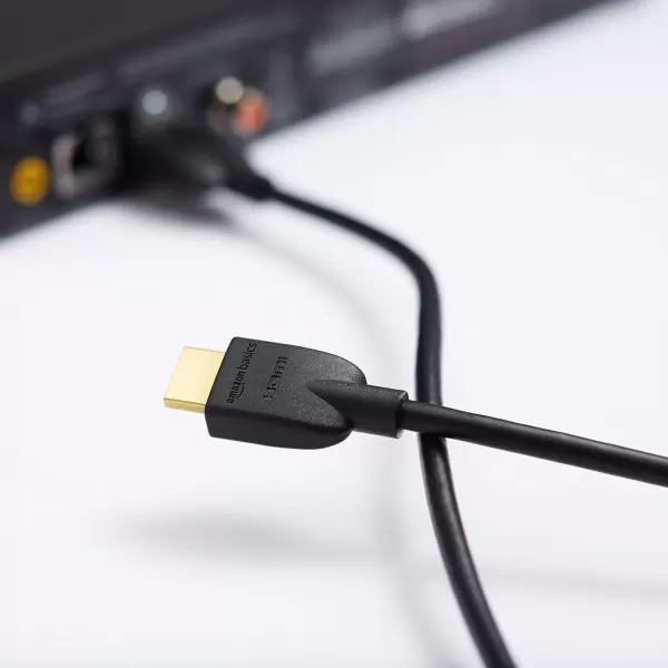 imageAmazon Basics HighSpeed 4K Ultra HD 3Pack HDMI 20 CableCord 3 feet 18 Gbps 60 Hz 2160p 48 bit MaletoMale Ethernet Ready 3D Black25 Feet