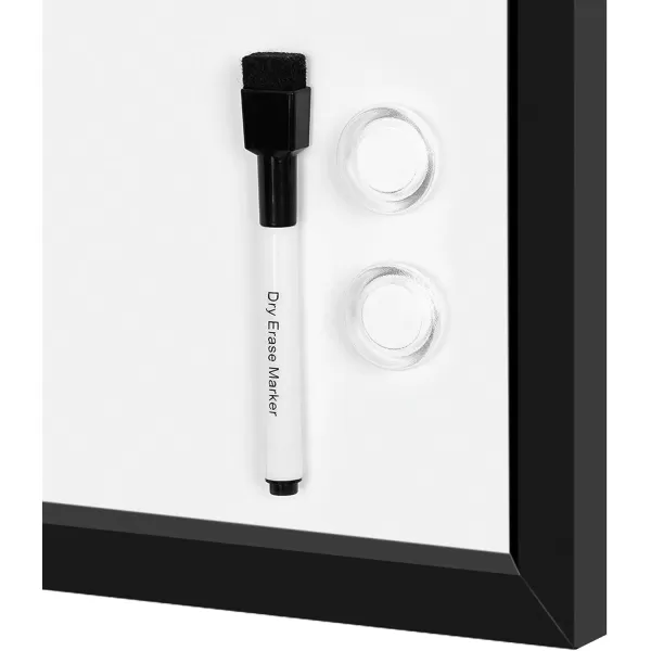imageAmazon Basics Magnetic Dry Erase Whiteboard 36 x 24Inch Aluminum Frame SilverWhiteBlackWhite