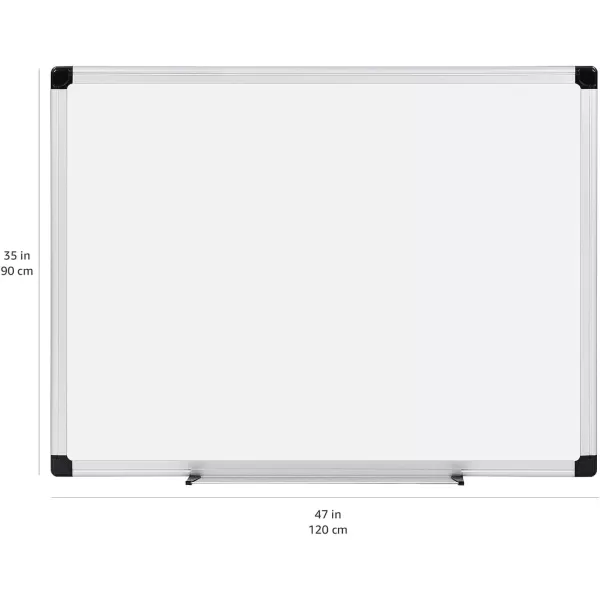 imageAmazon Basics Magnetic Dry Erase Whiteboard 36 x 24Inch Aluminum Frame SilverWhiteSilverWhite