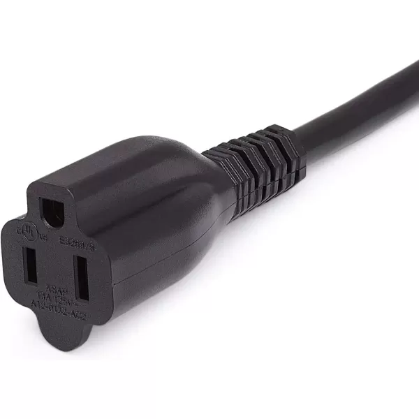 imageAmazon Basics Power Extension Cord 25 Feet 13 Amps 125V BlackBlack