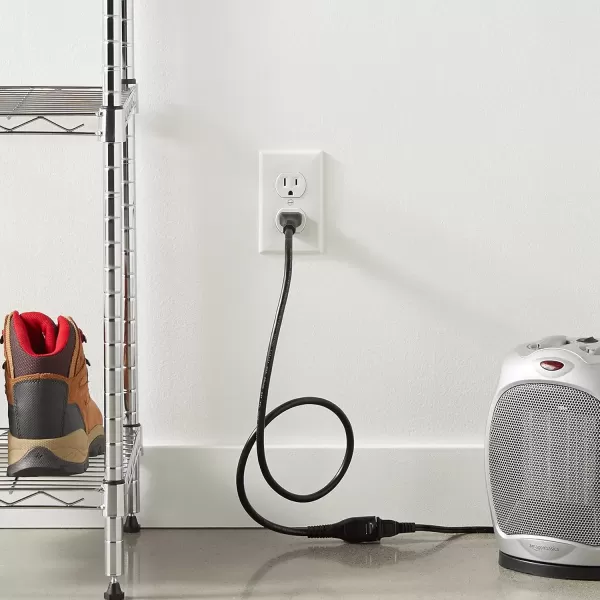 imageAmazon Basics Power Extension Cord 25 Feet 13 Amps 125V BlackBlack