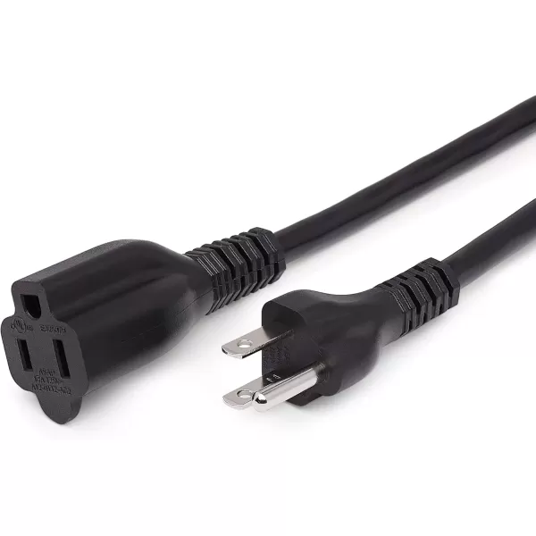 imageAmazon Basics Power Extension Cord 25 Feet 13 Amps 125V BlackBlack