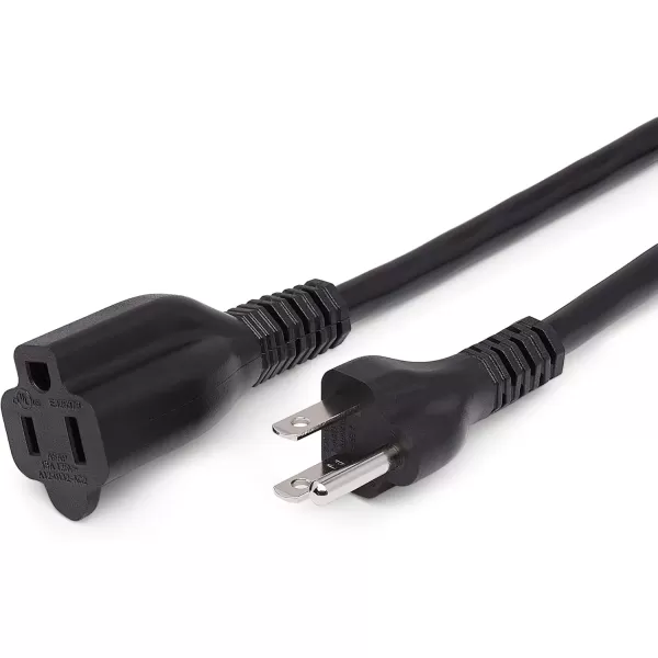 imageAmazon Basics Power Extension Cord 25 Feet 13 Amps 125V BlackBlack