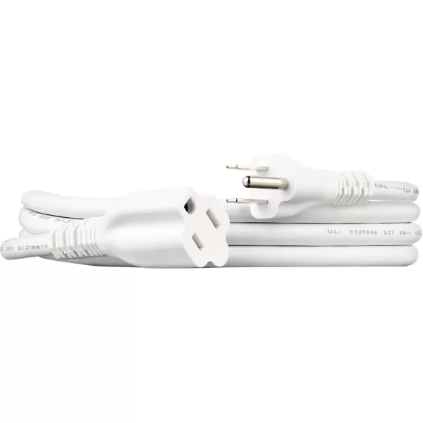 imageAmazon Basics Power Extension Cord 25 Feet 13 Amps 125V BlackWhite