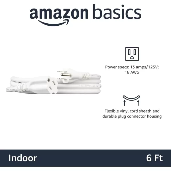 imageAmazon Basics Power Extension Cord 25 Feet 13 Amps 125V BlackWhite