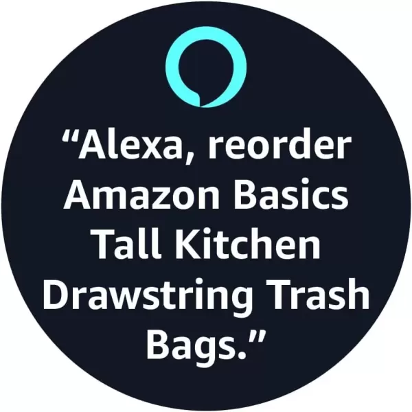 imageAmazon Basics Tall Kitchen Drawstring Trash Bags Clean Fresh Scent 13 Gallon 45 Count Pack of 1Clean Fresh