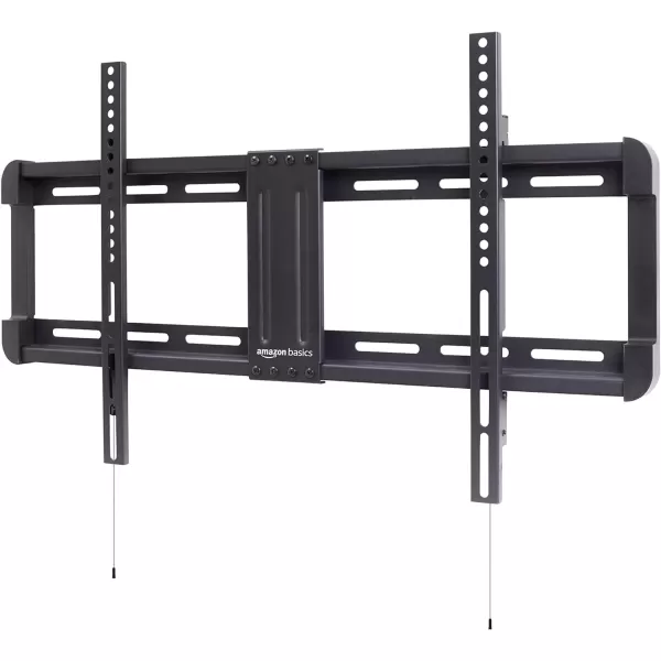 imageAmazon Basics Tilt TV Wall Mount with Horizontal Post Installation Leveling for 32Inch to 86Inch TVs BlackFixed