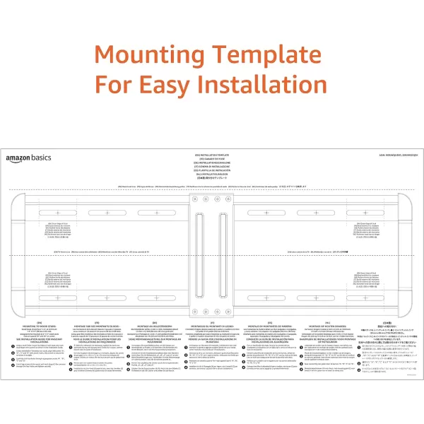 imageAmazon Basics Tilt TV Wall Mount with Horizontal Post Installation Leveling for 32Inch to 86Inch TVs BlackFixed