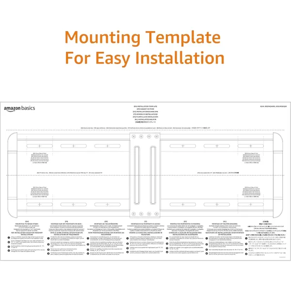 imageAmazon Basics Tilt TV Wall Mount with Horizontal Post Installation Leveling for 32Inch to 86Inch TVs BlackTilt